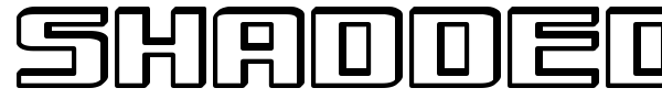 Shadded of South font preview